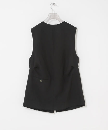 new basic SILK LINEN GILET