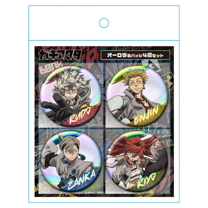 ガチアクタ（暫譯） 角色系列 角色徽章4個セット ルド＆エンジン＆ザンカ＆リヨウ