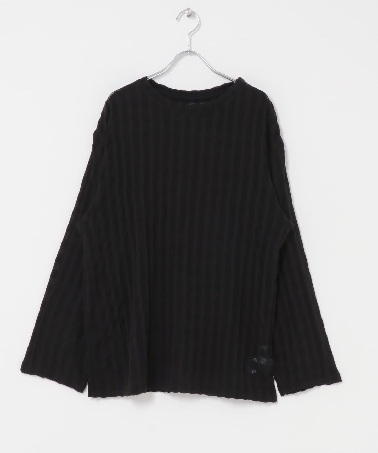 シャドーチェック ルーズロンTEE
