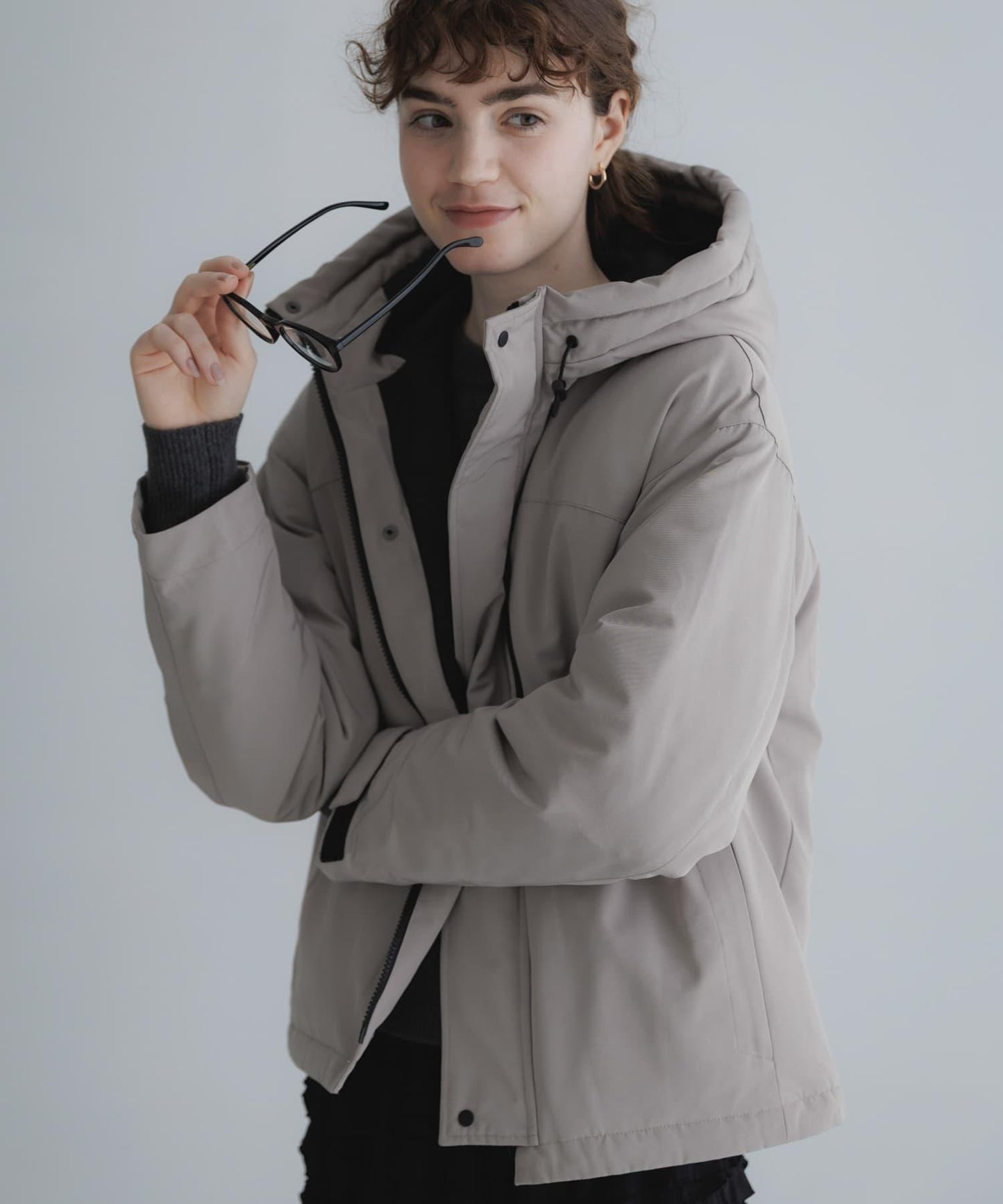 連帽羽絨服