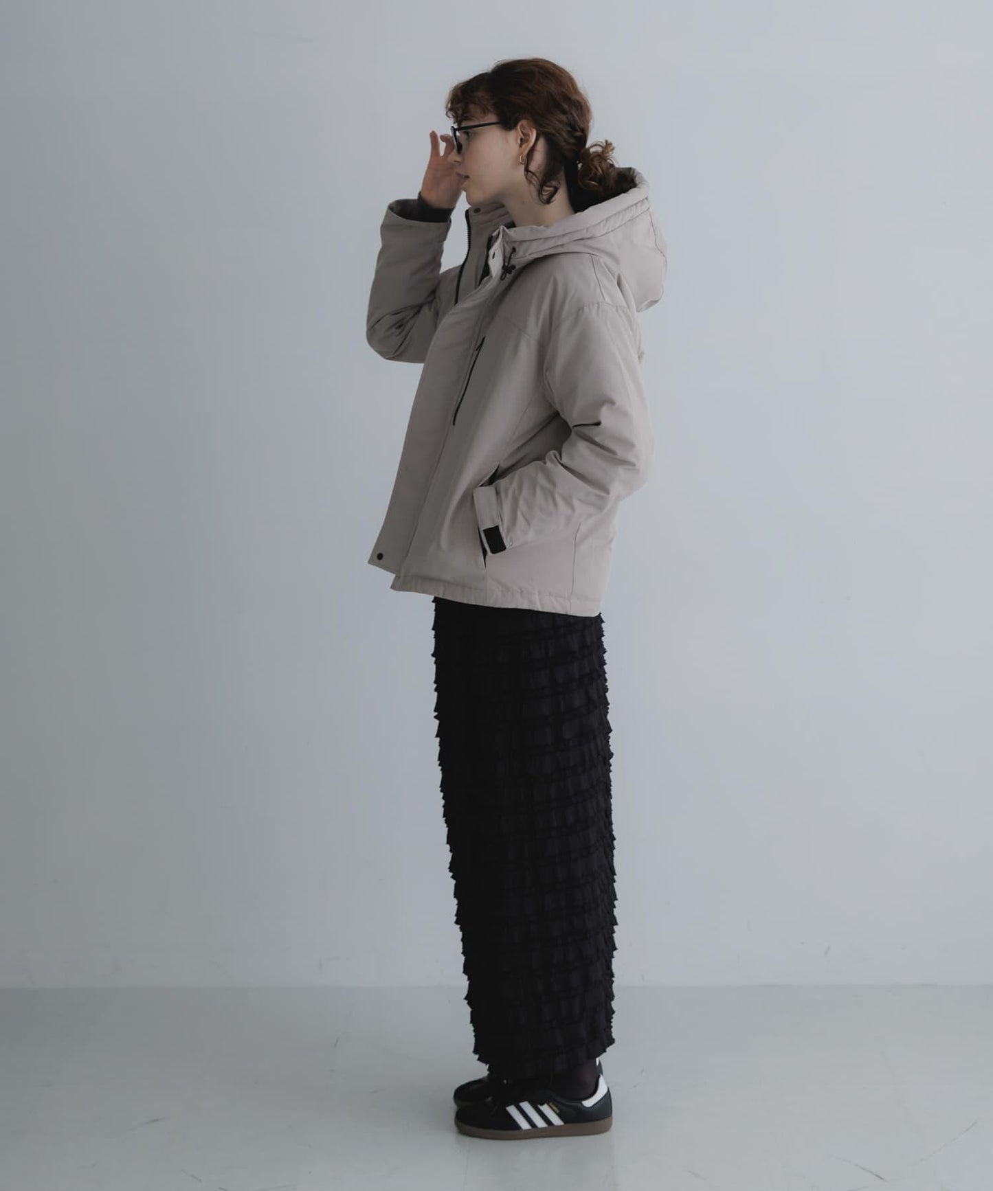 連帽羽絨服
