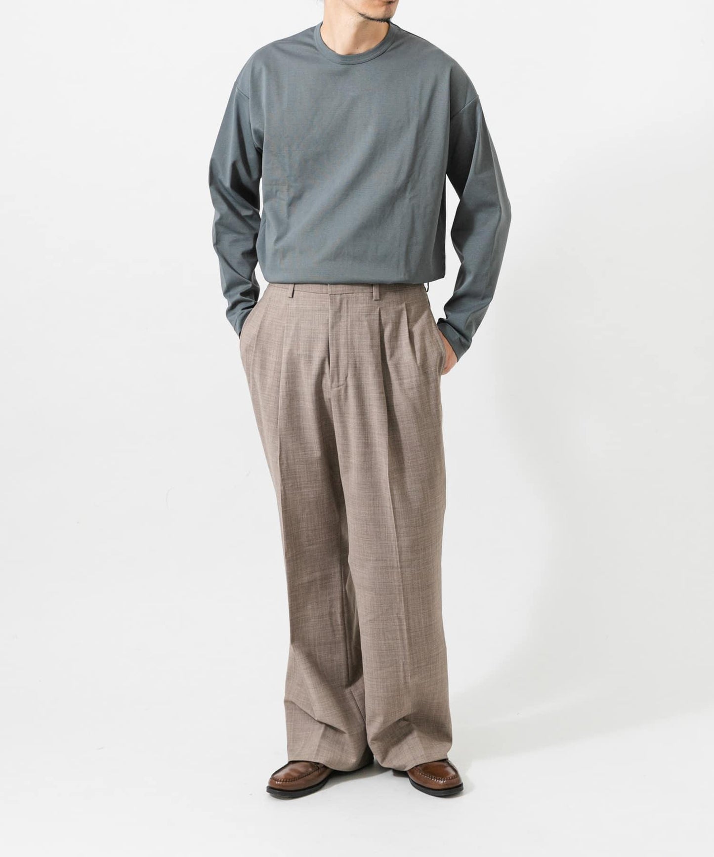 COTTON NYLON SMOOTHY 長袖