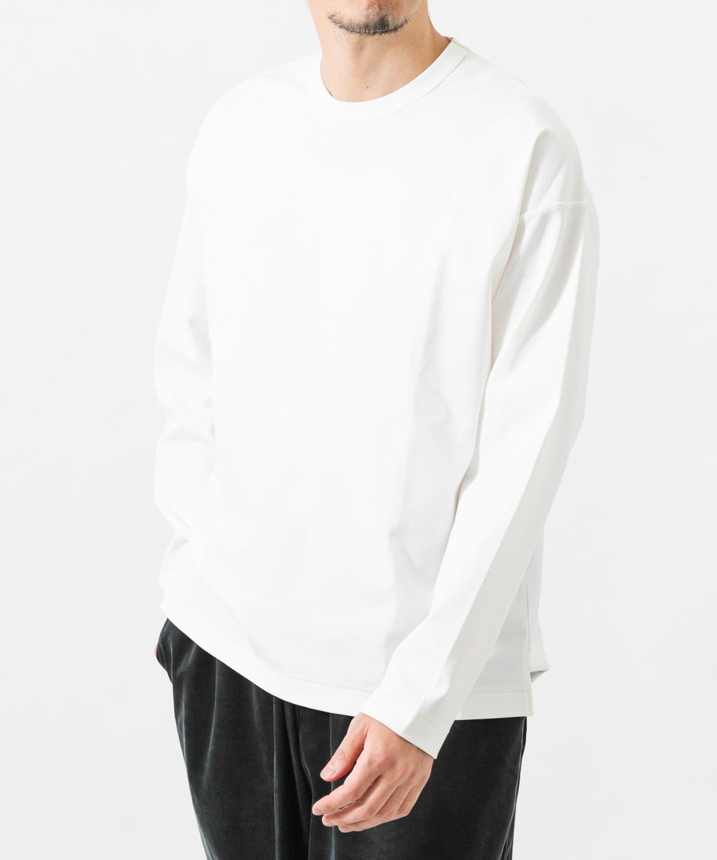 COTTON NYLON SMOOTHY 長袖
