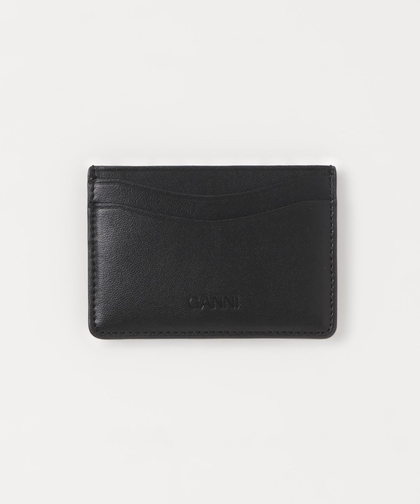 GANNI CARD HOLDER HEARTS STUDS