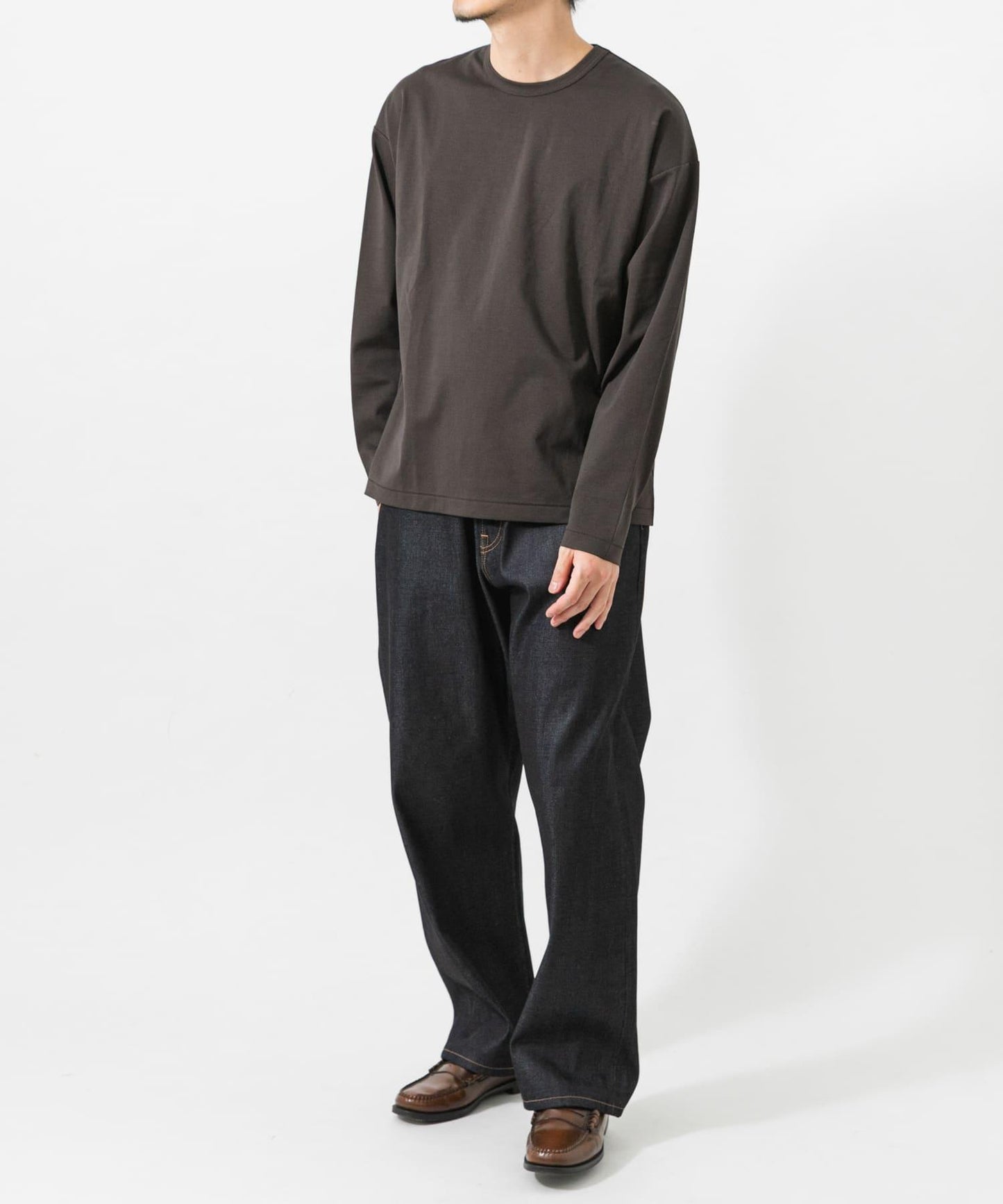 COTTON NYLON SMOOTHY 長袖