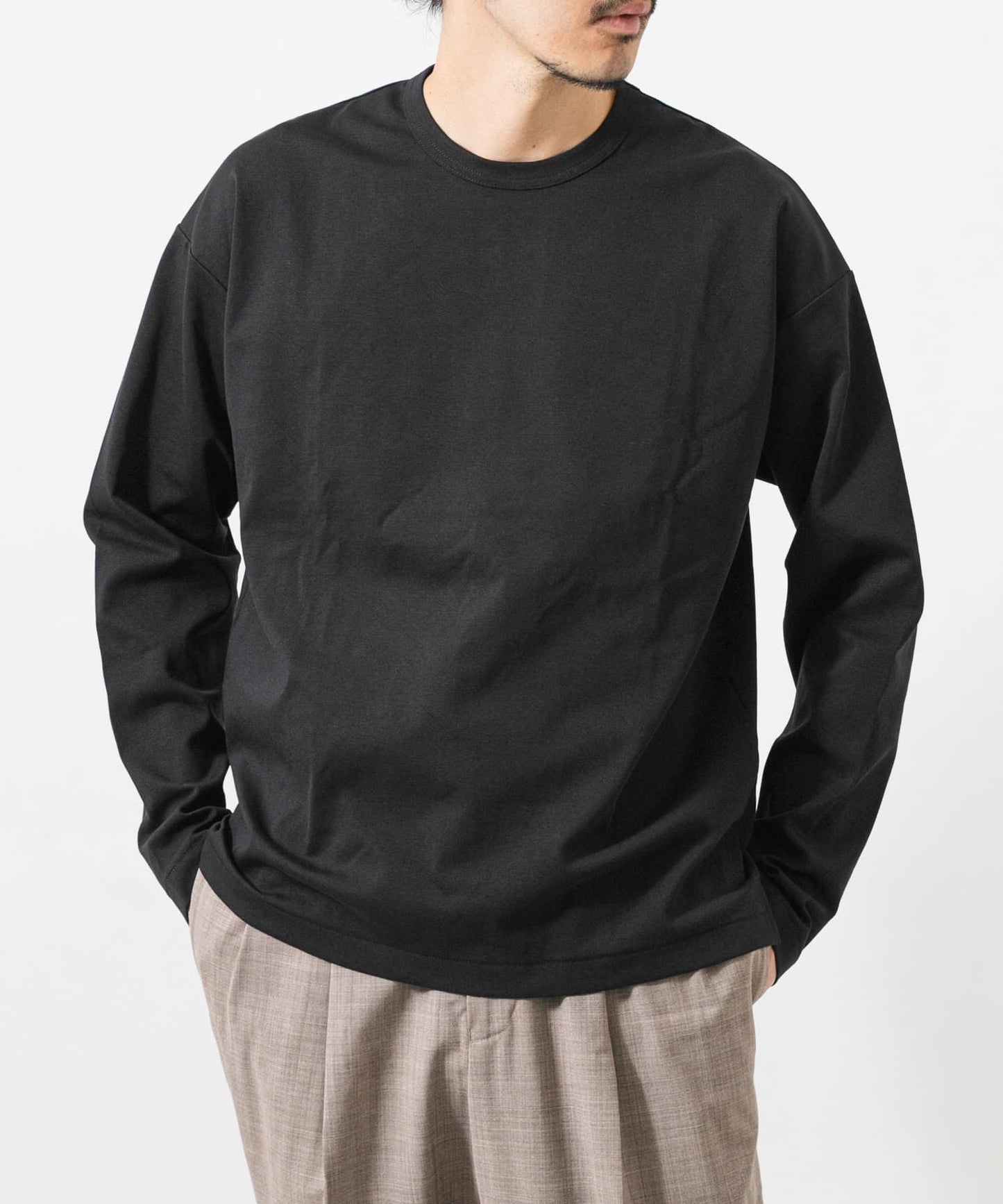 COTTON NYLON SMOOTHY 長袖