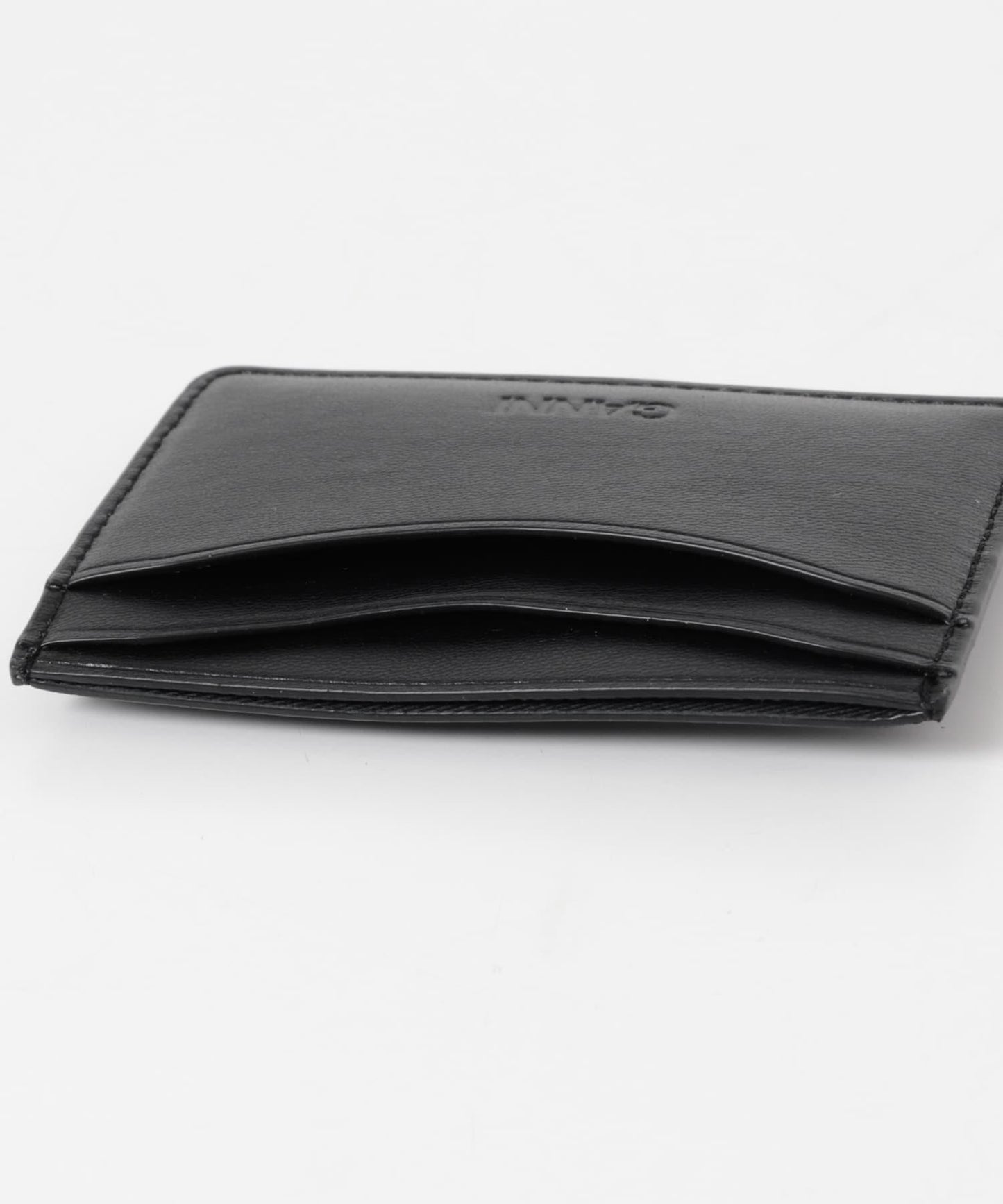 GANNI CARD HOLDER HEARTS STUDS