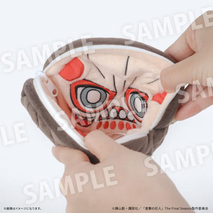 進撃の巨人（進擊的巨人） 角色周邊系列 艾倫&超大型巨人 角色周邊化妝包