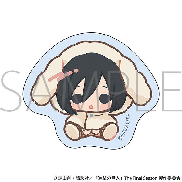 進撃の巨人（進擊的巨人） 角色貼紙 (嬰兒款) 三笠