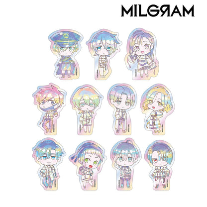 MILGRAM（ミルグラム） トレーディング Ani-Art KAWAII label オーロラダイカットステッカー ver.B