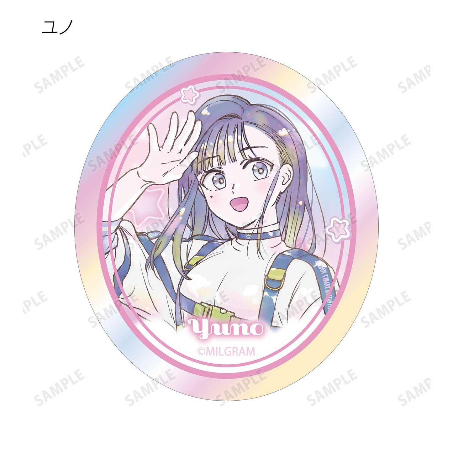 MILGRAM（ミルグラム） トレーディング Ani-Art KAWAII label オーロラダイカットステッカー ver.A (11パック入りコンプリートBOX)