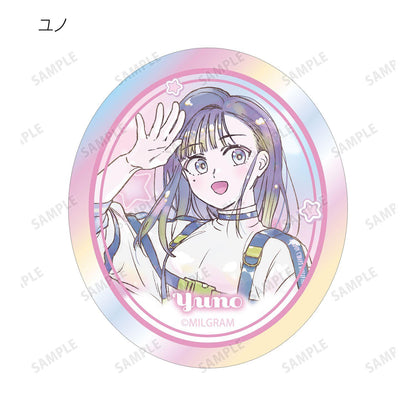 MILGRAM（ミルグラム） トレーディング Ani-Art KAWAII label オーロラダイカットステッカー ver.A (11パック入りコンプリートBOX)