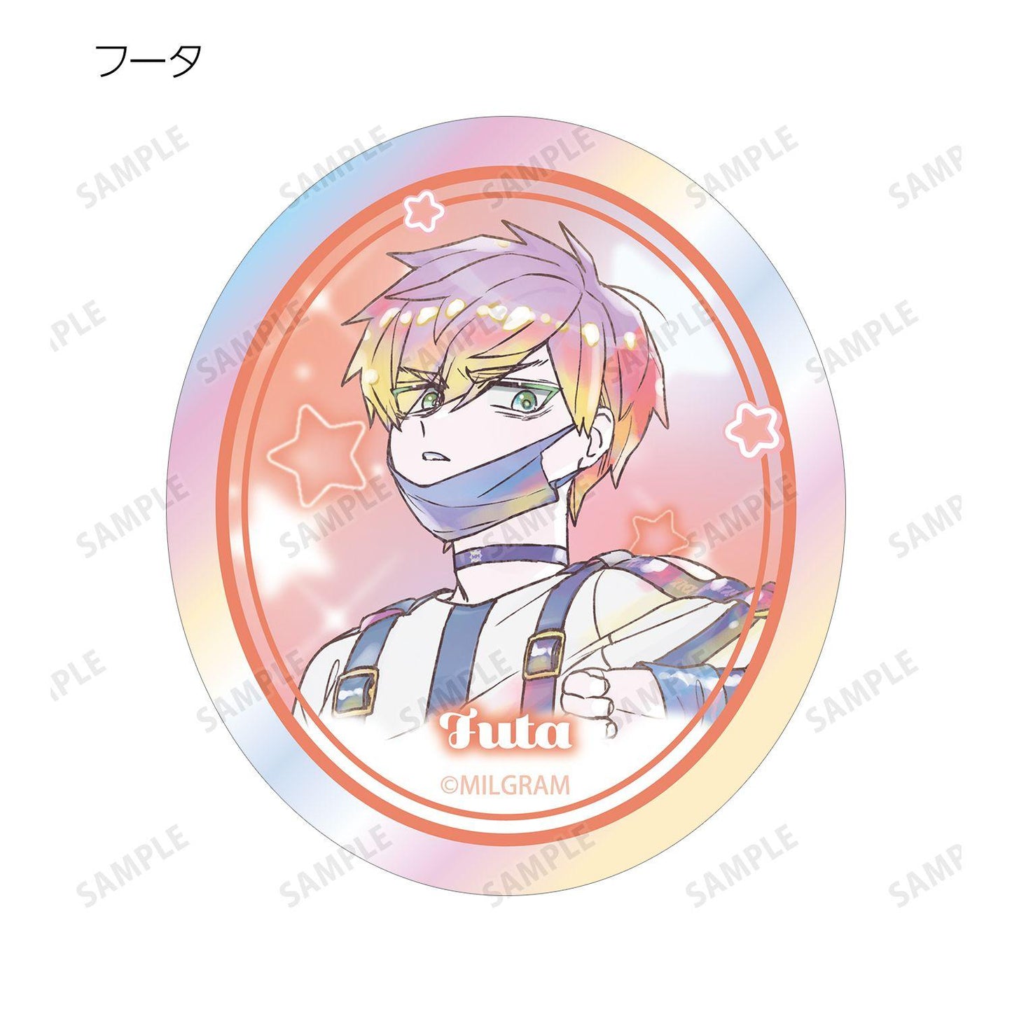 MILGRAM（ミルグラム） トレーディング Ani-Art KAWAII label オーロラダイカットステッカー ver.A (11パック入りコンプリートBOX)