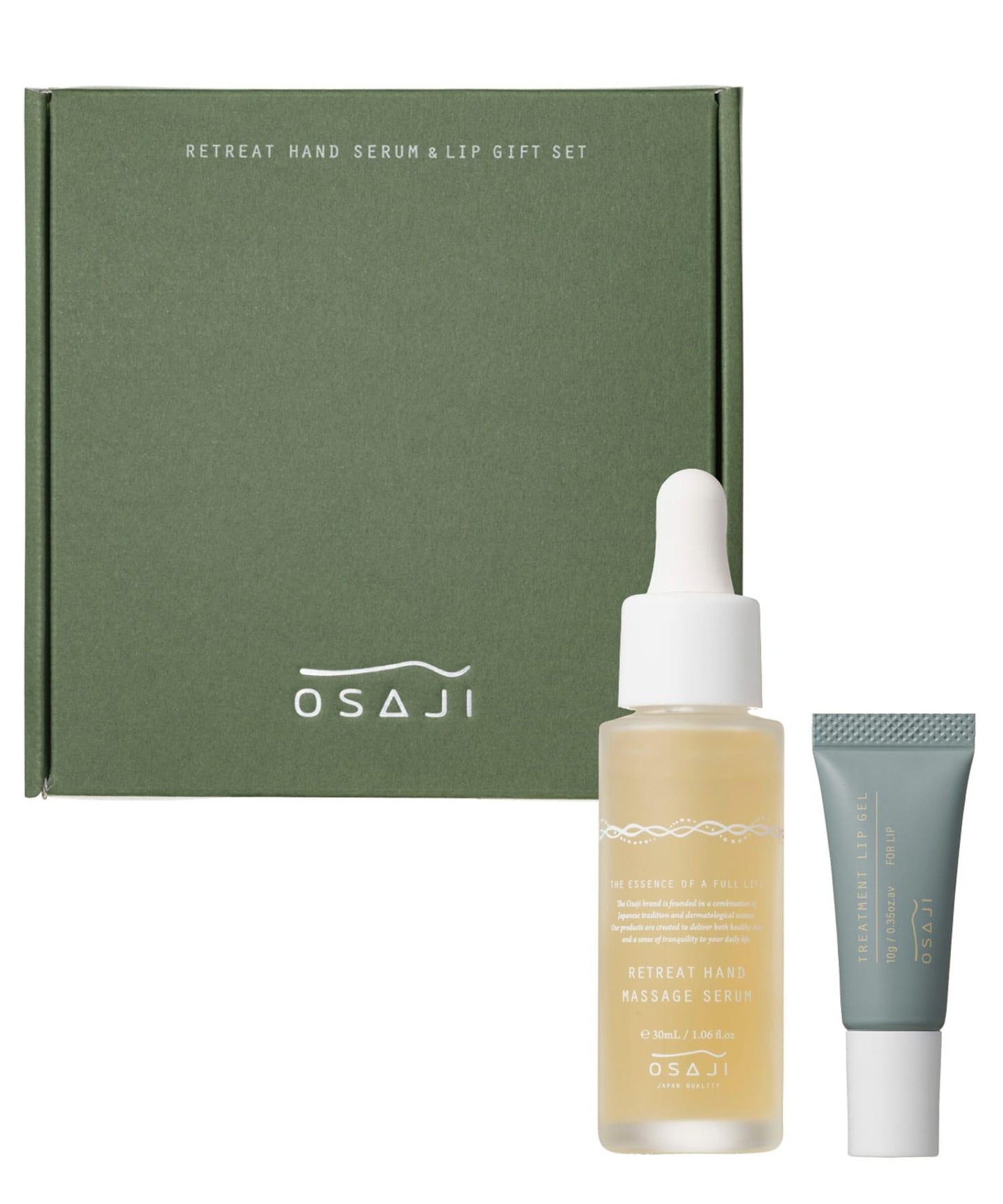 OSAJI リトリートハンドセラム&リップギフトSet