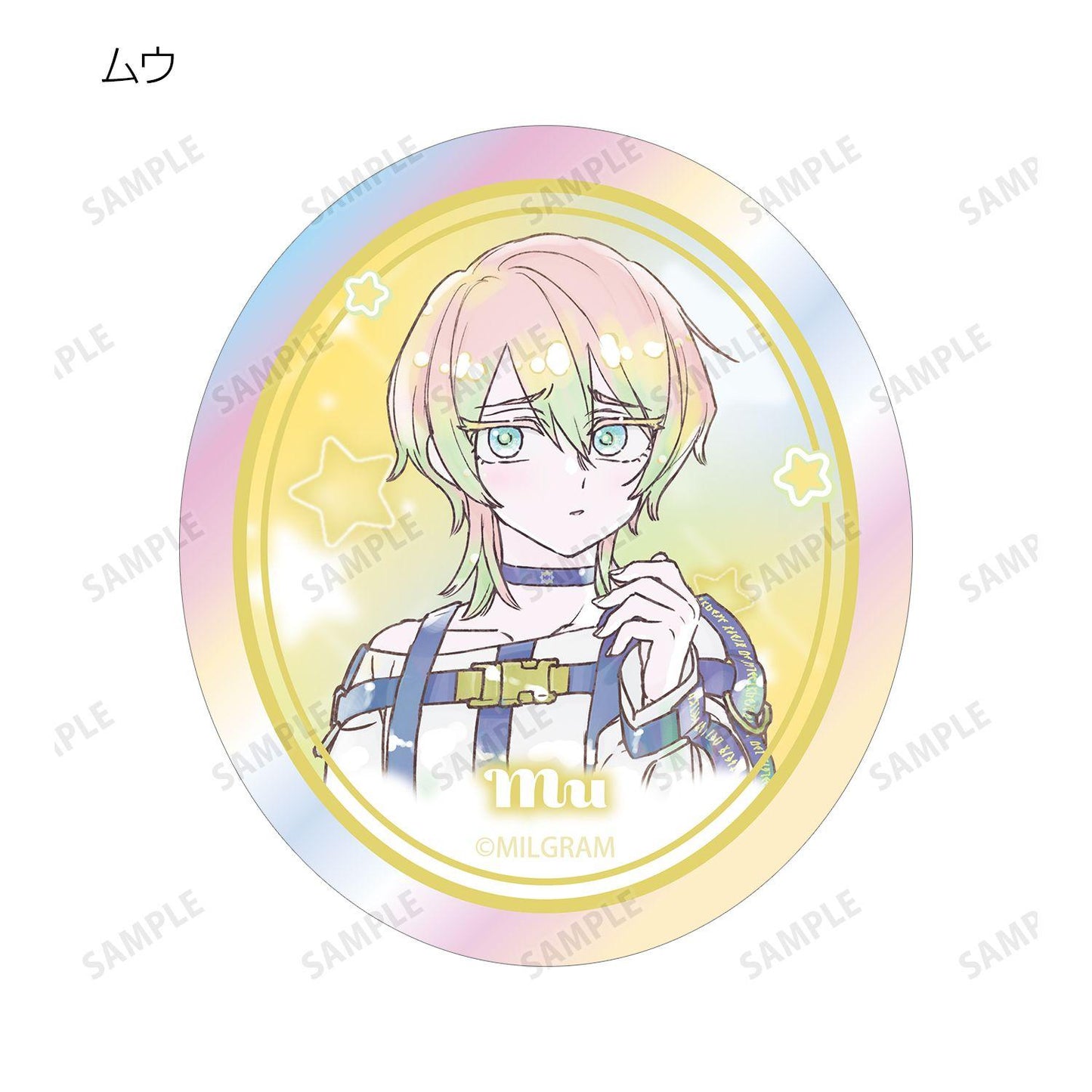 MILGRAM（ミルグラム） トレーディング Ani-Art KAWAII label オーロラダイカットステッカー ver.A (11パック入りコンプリートBOX)