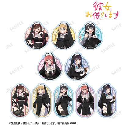 かのかり（租借女友） 描き下ろし シスターver. 交易透明切割貼紙 單品