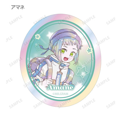 MILGRAM（ミルグラム） トレーディング Ani-Art KAWAII label オーロラダイカットステッカー ver.A (11パック入りコンプリートBOX)