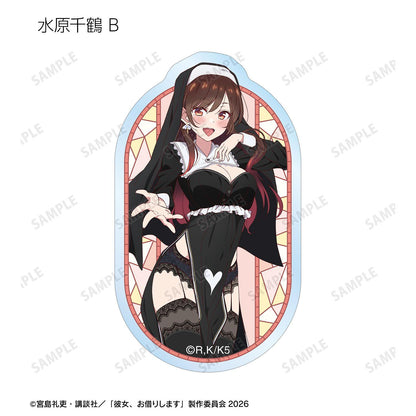 かのかり（租借女友） 描き下ろし シスターver. 交易透明切割貼紙 單品