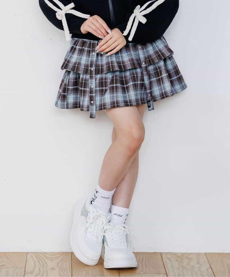 ティアードフリルスカパン