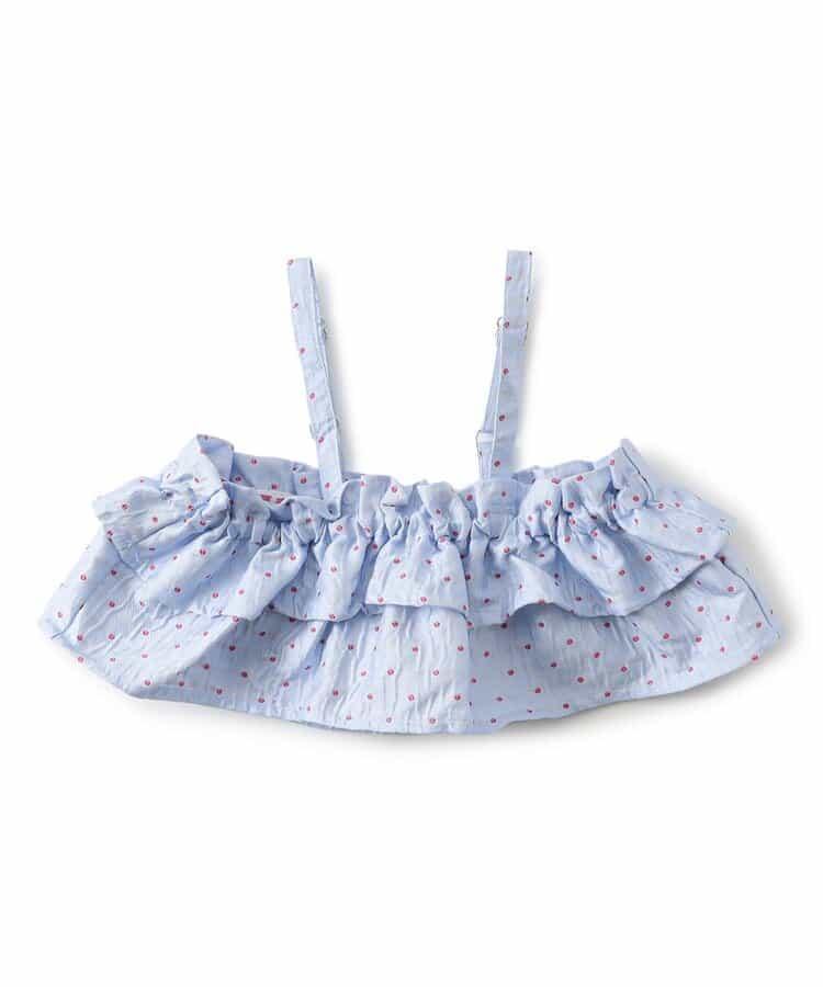 牛仔提花抹胸