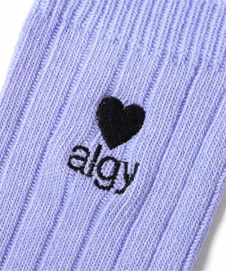 ハートalgy（ハートalgy） 羅紋寬鬆襪 2