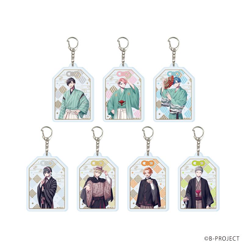 B-PROJECT アクリルキーホルダー04/コンプリートセット(全7種)(描き下ろしイラスト)【コンプリートセット／7個入り】