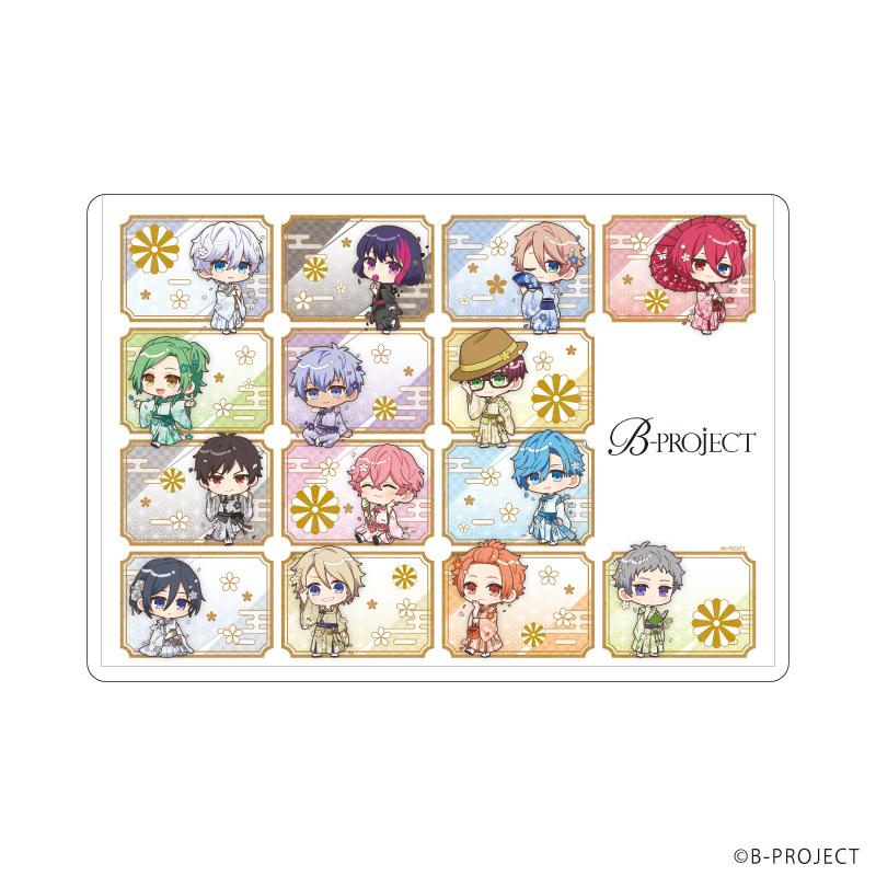 B-PROJECT 集合迷你角色插畫款 透明收納盒 05