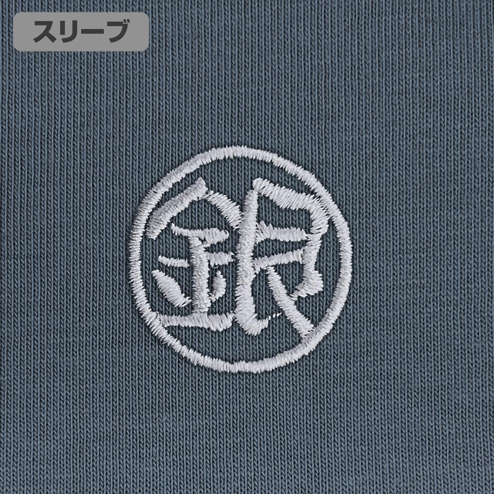銀魂（銀魂） Sサイズ 銀さんとバイク刺繡T恤 Hazy Navy