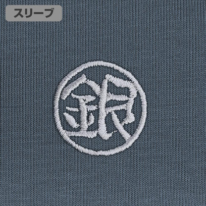 銀魂（銀魂） Sサイズ 銀さんとバイク刺繡T恤 Hazy Navy