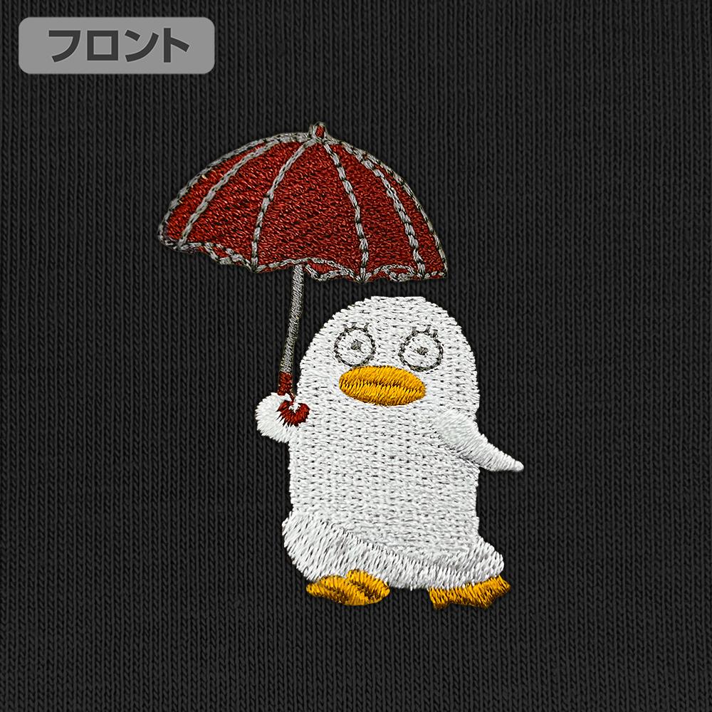 銀魂（銀魂） エリザベス 一點刺繡T恤/BLACK