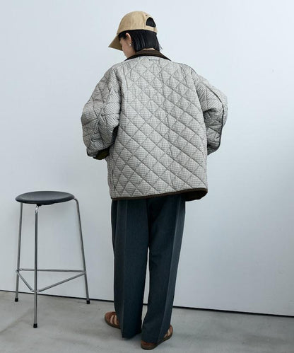 PRIMALOFT 菱格絎縫 翻領可反穿外套