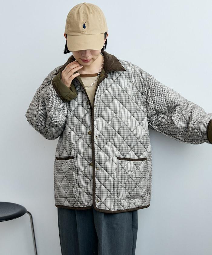 PRIMALOFT 菱格絎縫 翻領可反穿外套
