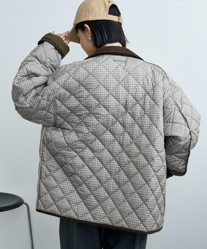 PRIMALOFT 菱格絎縫 翻領可反穿外套