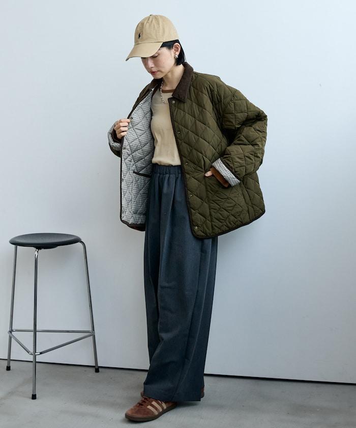 PRIMALOFT 菱格絎縫 翻領可反穿外套
