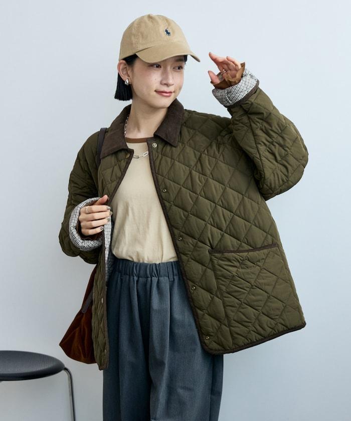 PRIMALOFT 菱格絎縫 翻領可反穿外套