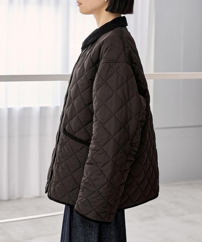 PRIMALOFT 菱格絎縫 翻領可反穿外套