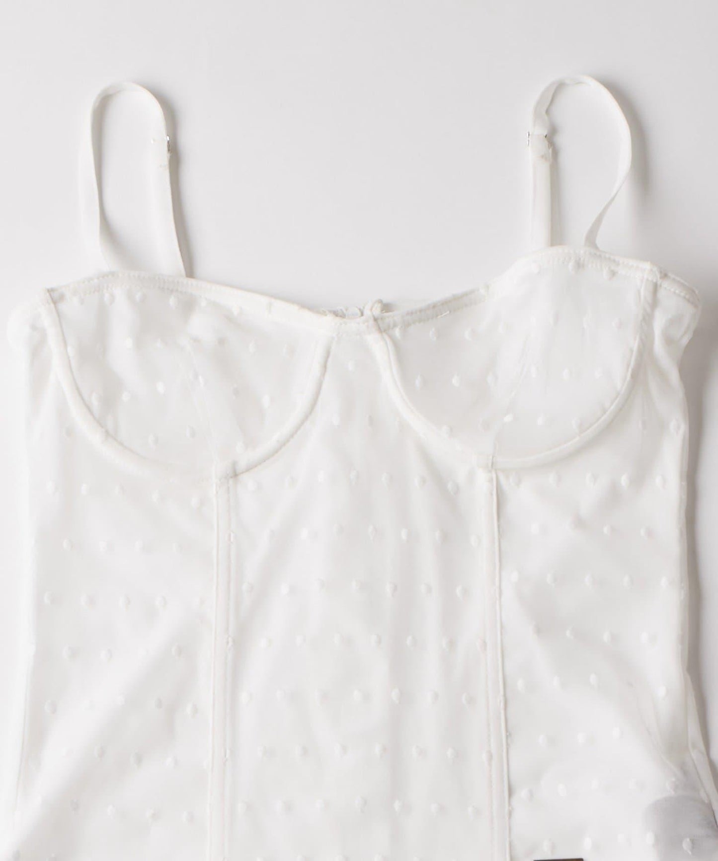 【SixM】Tulle garter corset