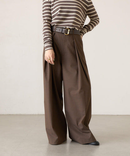 雙褶襉褲子《FRIPIER》