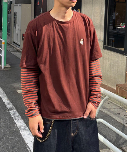羅紋圓領長袖T恤