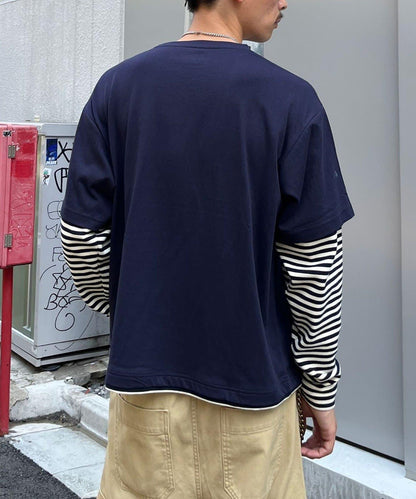 羅紋圓領長袖T恤