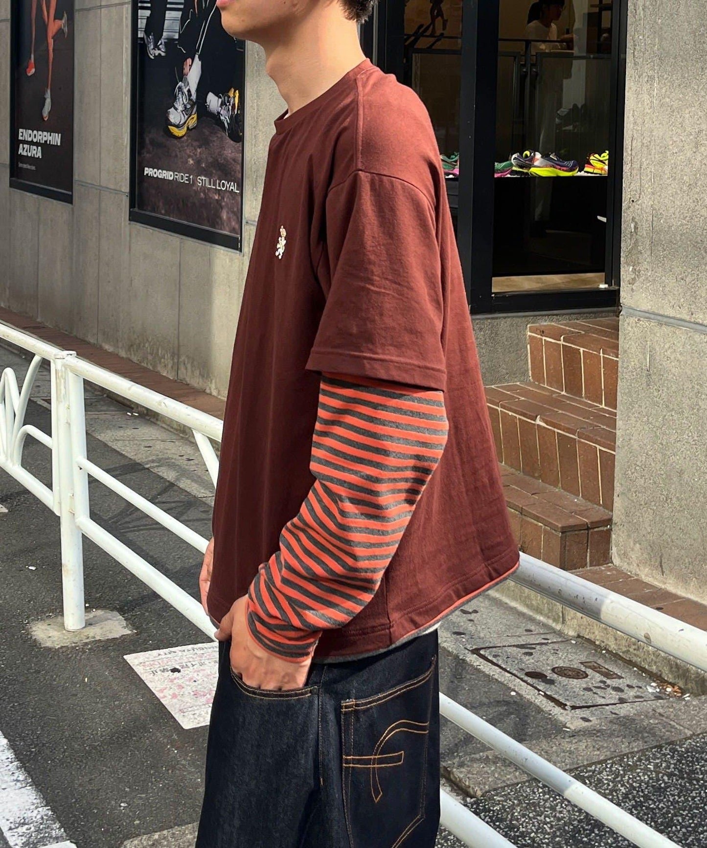 羅紋圓領長袖T恤