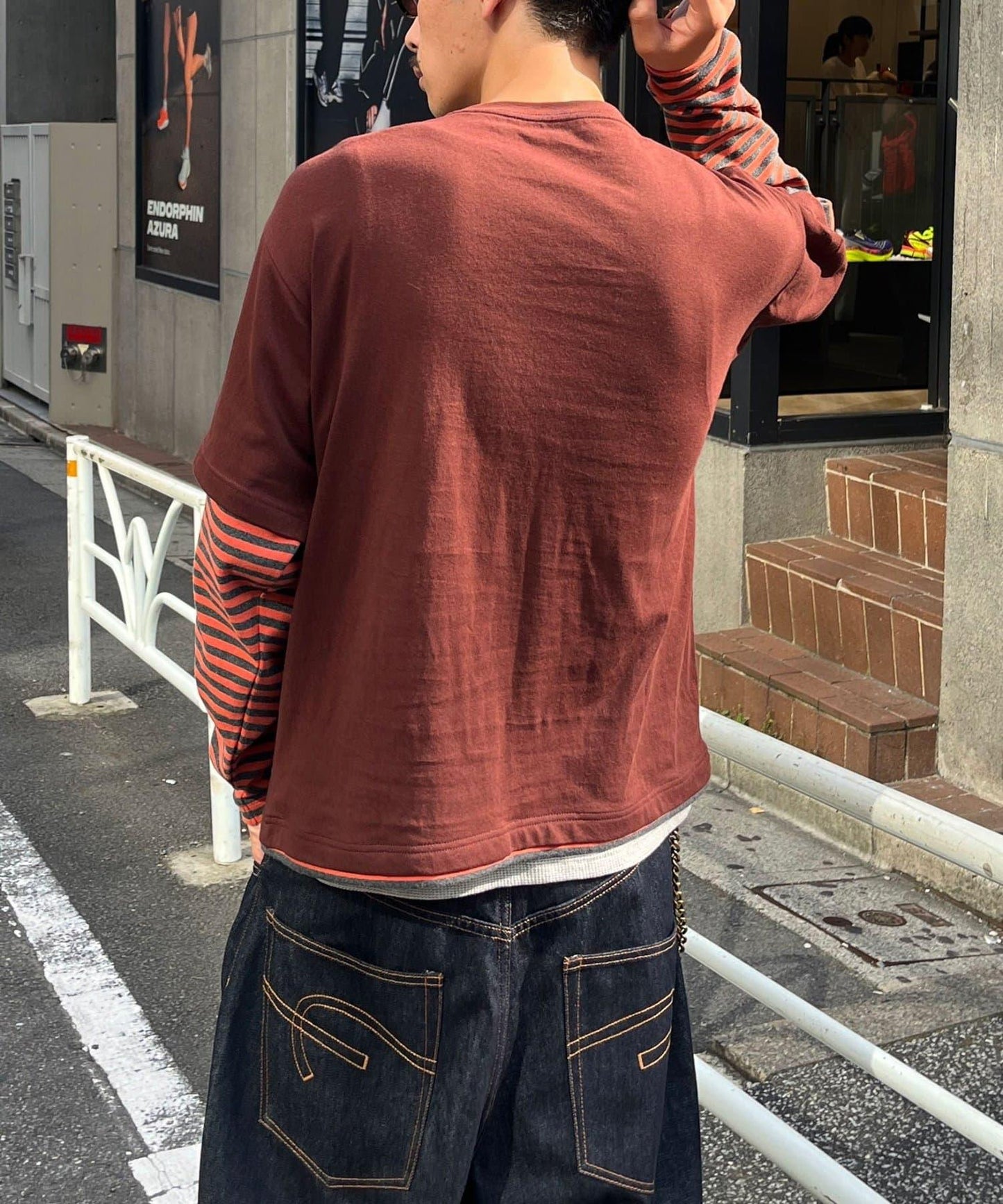 羅紋圓領長袖T恤