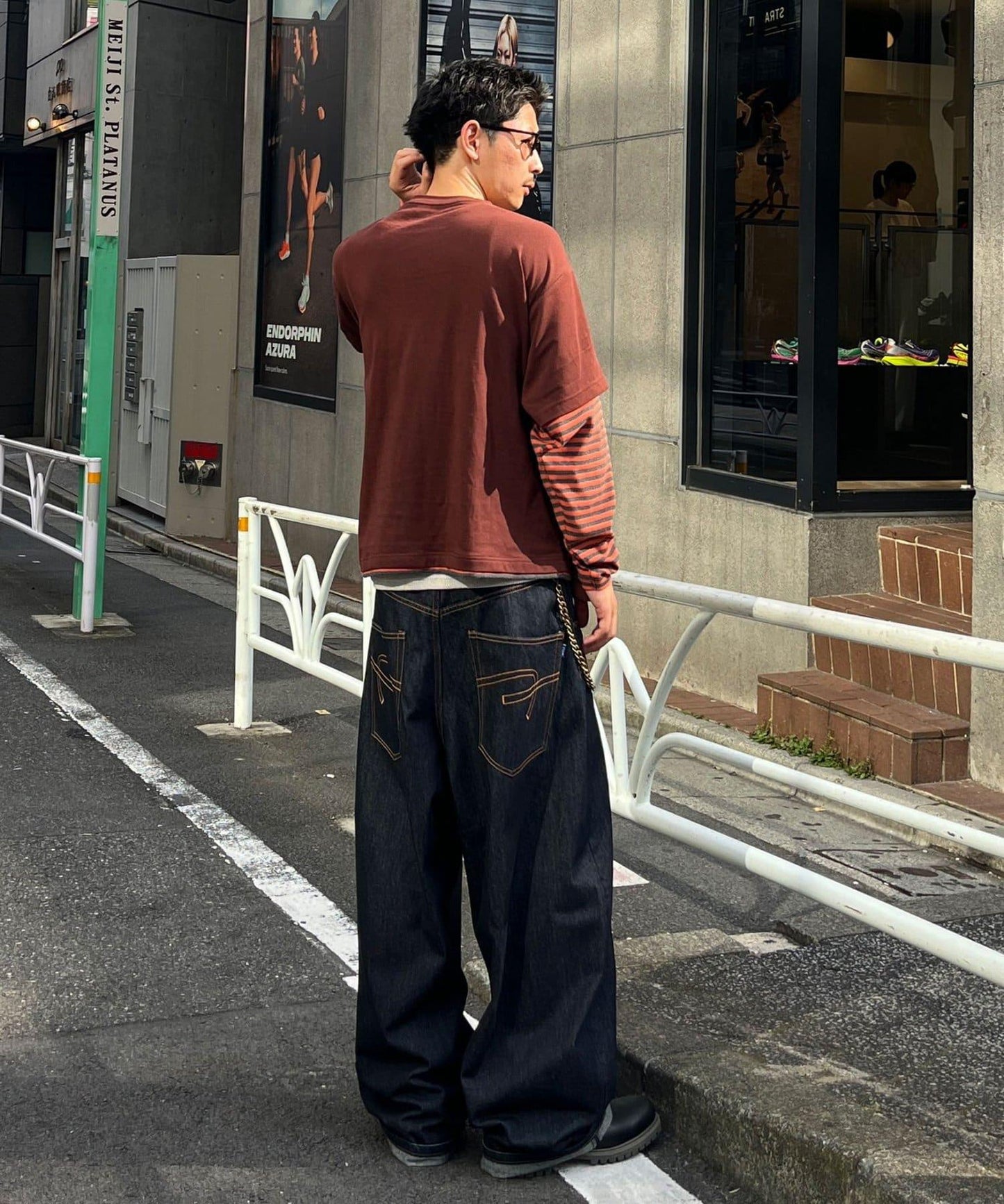 羅紋圓領長袖T恤