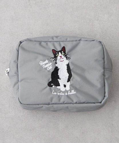 アニマル刺繍ポーチ