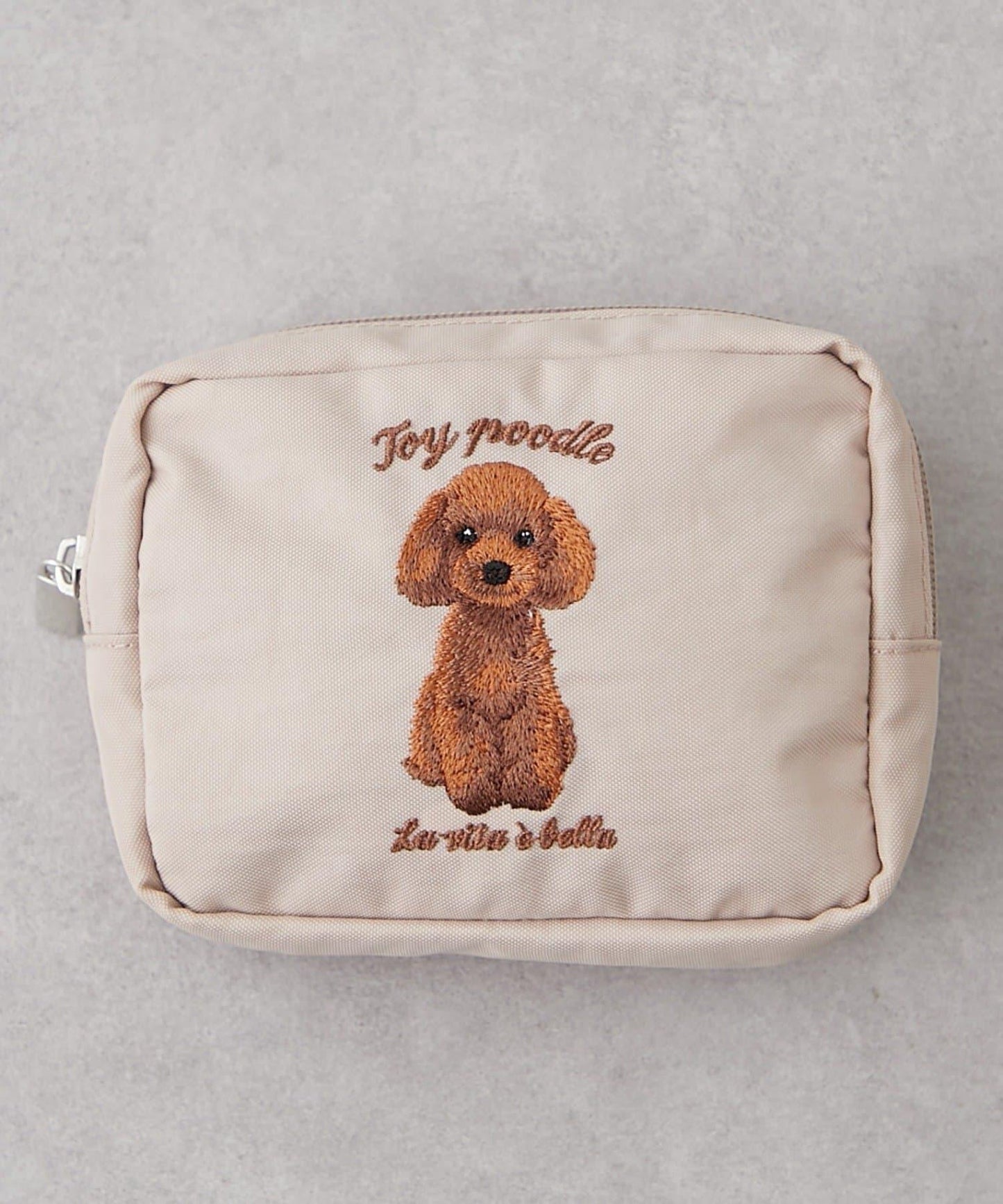 アニマル刺繍ポーチ