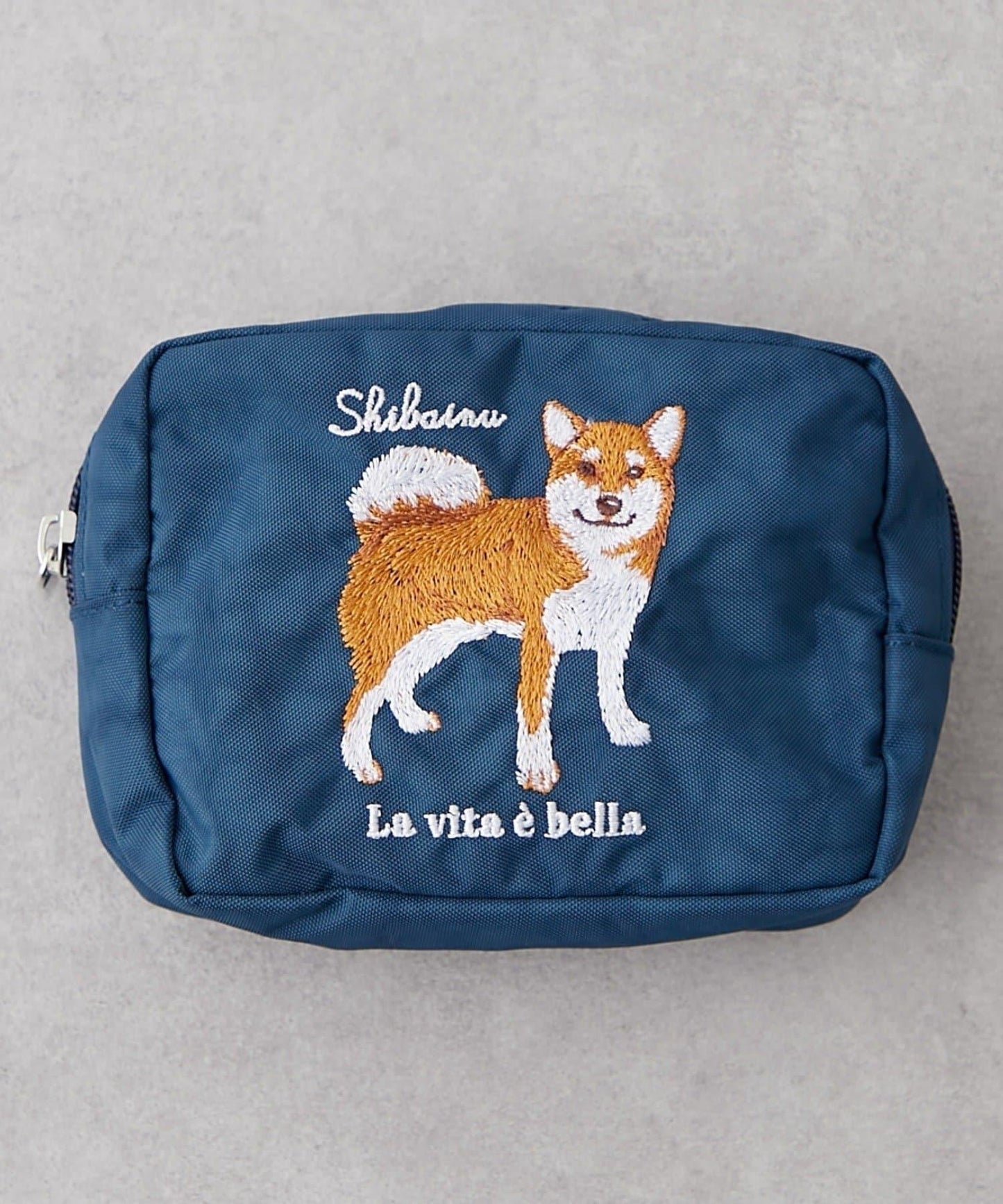 アニマル刺繍ポーチ