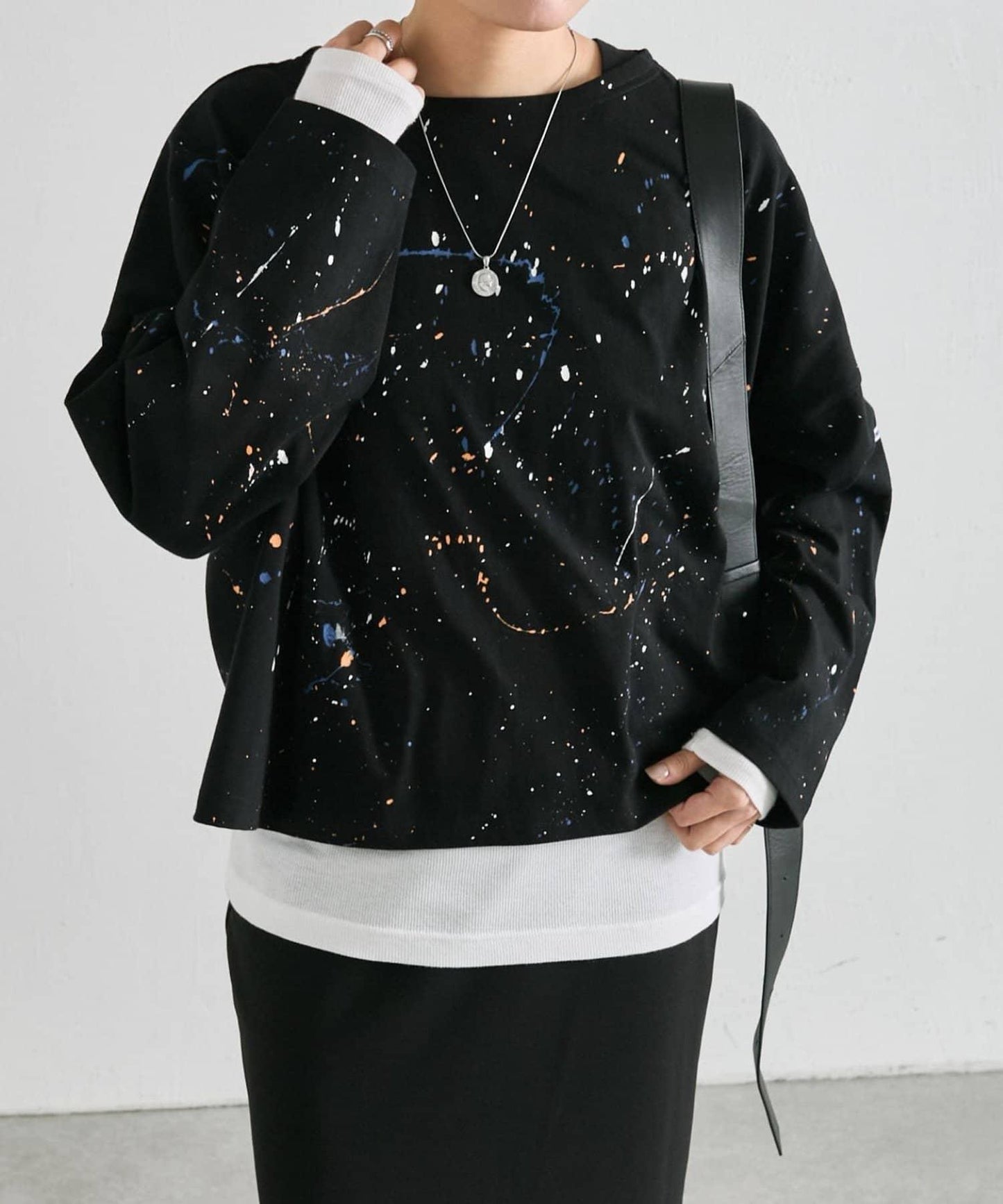 MONT KEMMEL×SUM1 STYLE(モンケメル×スミスタイル) 塗鴉長袖T恤