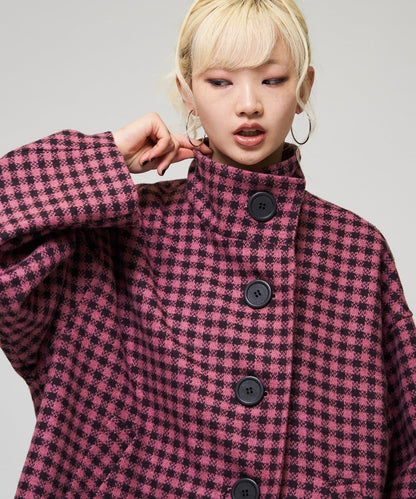 【26AW LOOK掲載品番】大紐扣不對稱半身外套