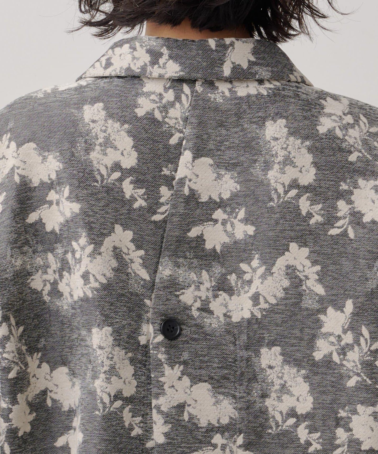 limited flower jacquard jacket