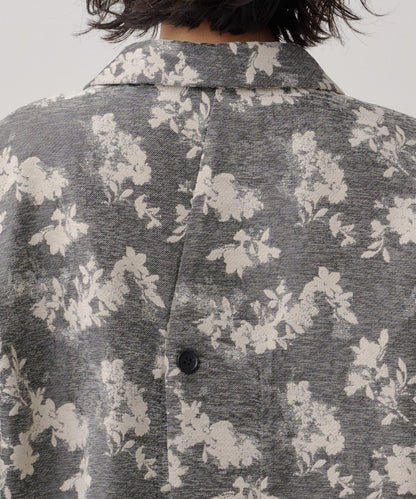 limited flower jacquard jacket